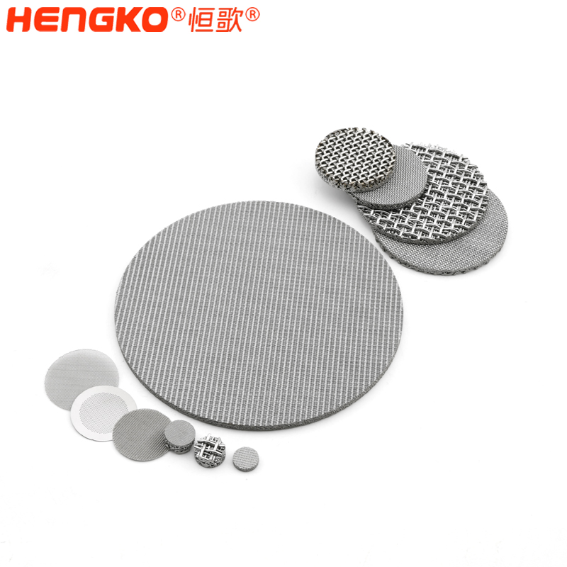 出廠價供應快流速微米多孔燒結不銹鋼絲網粉末過濾片盤用于污水過濾 Featured Image