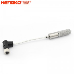 防水IP65溫濕度傳感器土壤傳感器探頭帶不銹鋼探頭外殼高精度高靈敏，應用管道測量