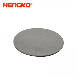 燒結不銹鋼過濾片防塵防爆透氣，廠家直銷微納米級多孔金屬濾芯