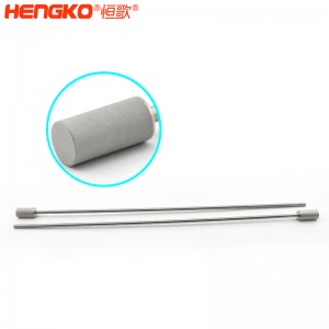 廠家批發(fā)316L不銹鋼長(zhǎng)桿不銹鋼曝氣頭耐腐蝕防塵，用于二氧化碳/氧氣擴(kuò)散